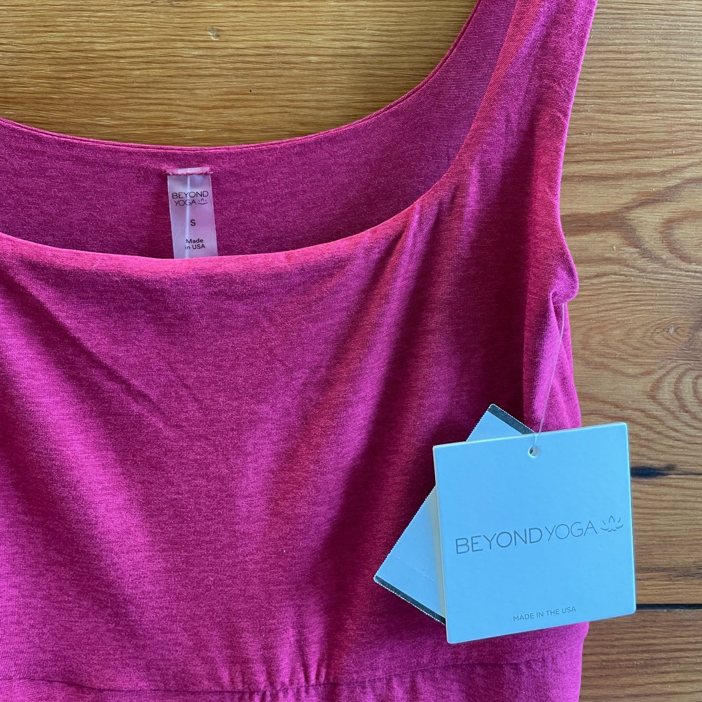S - Beyond Yoga Berry NEW $128 Featherweight At The Ready Dress 0808LM