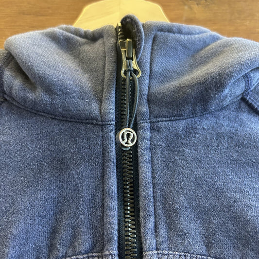6 - Lululemon Blue Hooded Classic Scuba Hoodie Sweatshirt 1206CC