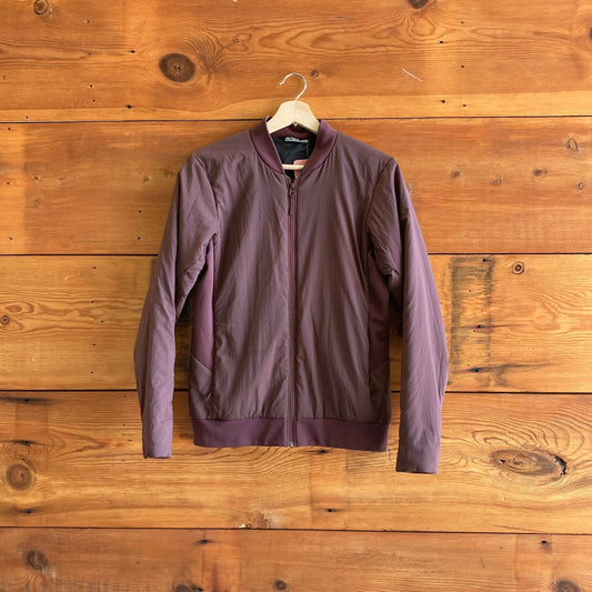 XS - Arcteryx Burgundy Semira Insulated Gorpcore Outdoor Zip Coat Jacket 0827RT