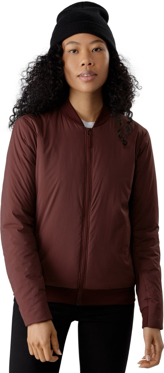 XS - Arcteryx Burgundy Semira Insulated Gorpcore Outdoor Zip Coat Jacket 0827RT