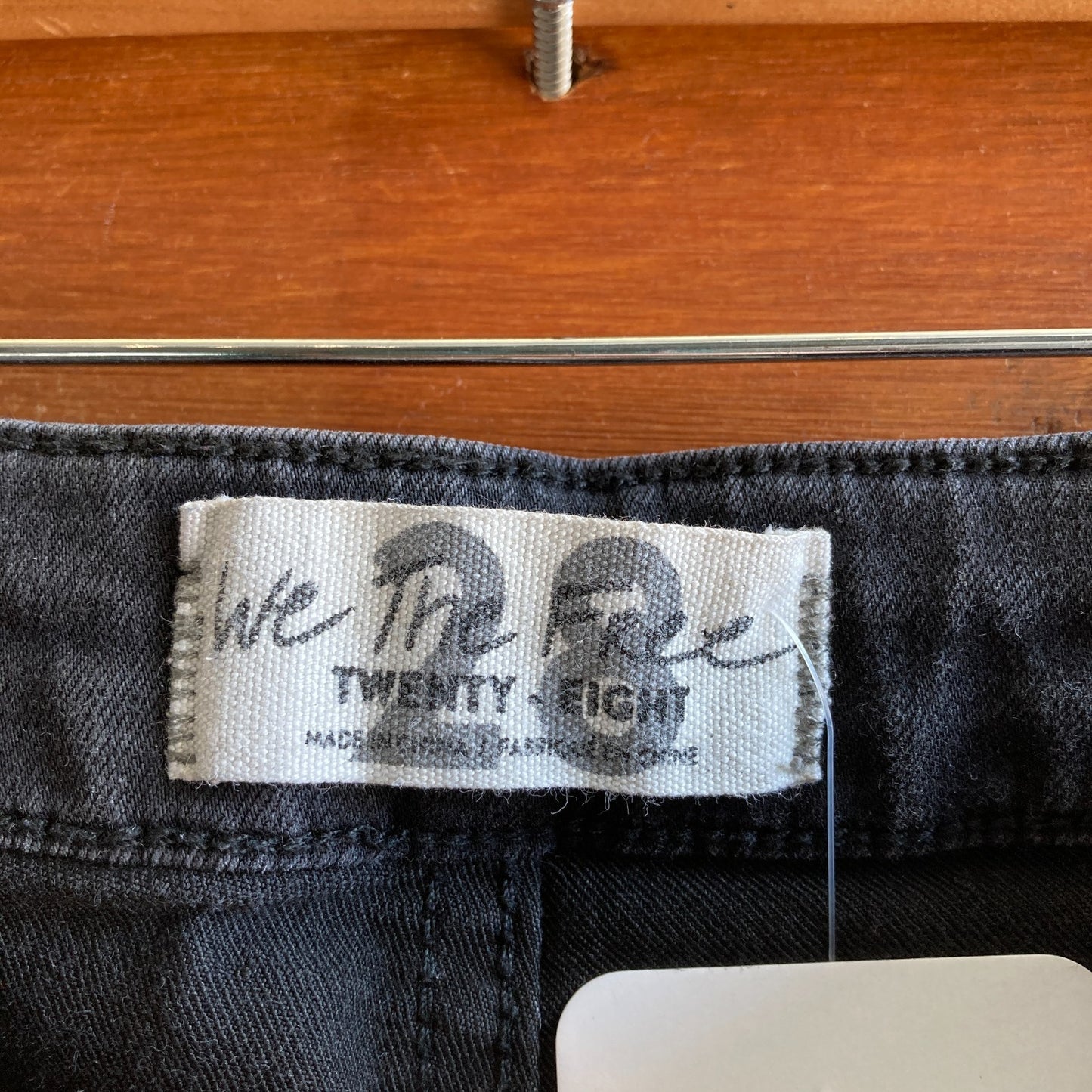28 - We The Free by Free People Just Float On Flare Leg Black Jeans 1217GN