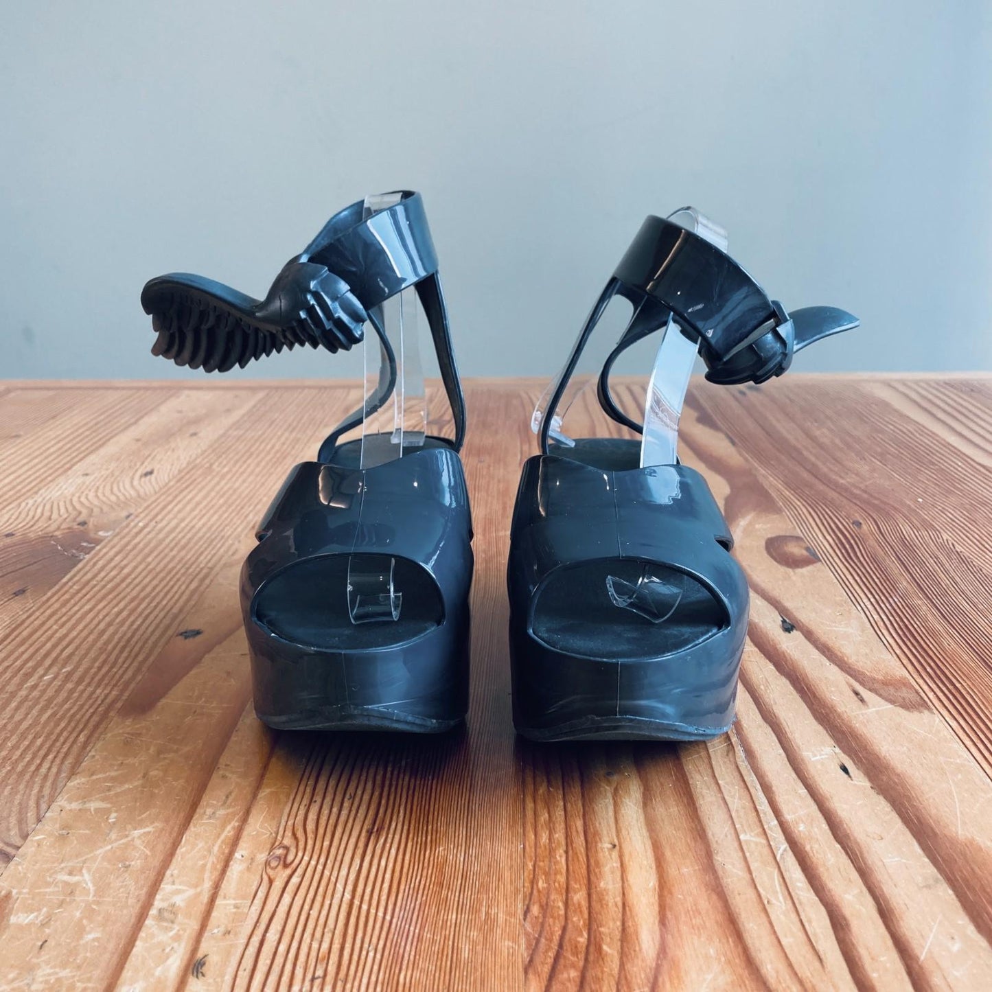 5 - Vivienne Westwood x Melissa Gray Wing Wedge Open Toe Sandals 0415AB