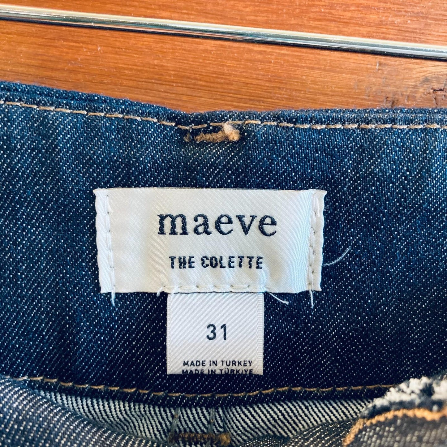 31 - Maeve The Colette Dark Wash Denim High Rise Womens Jeans 0815CJ