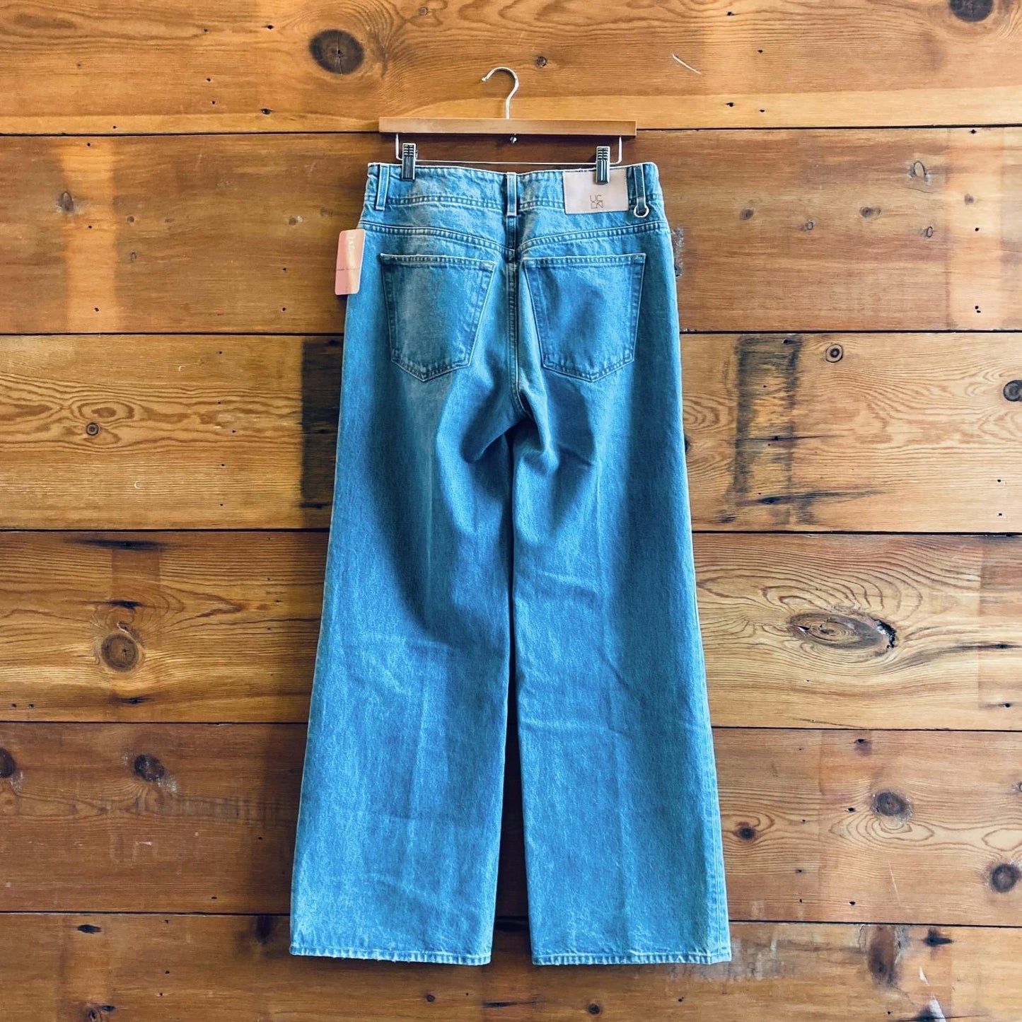 29 - Ulla Johnson Denim $470 Elodie Wide Leg High Rise Womens Jeans 4427SC