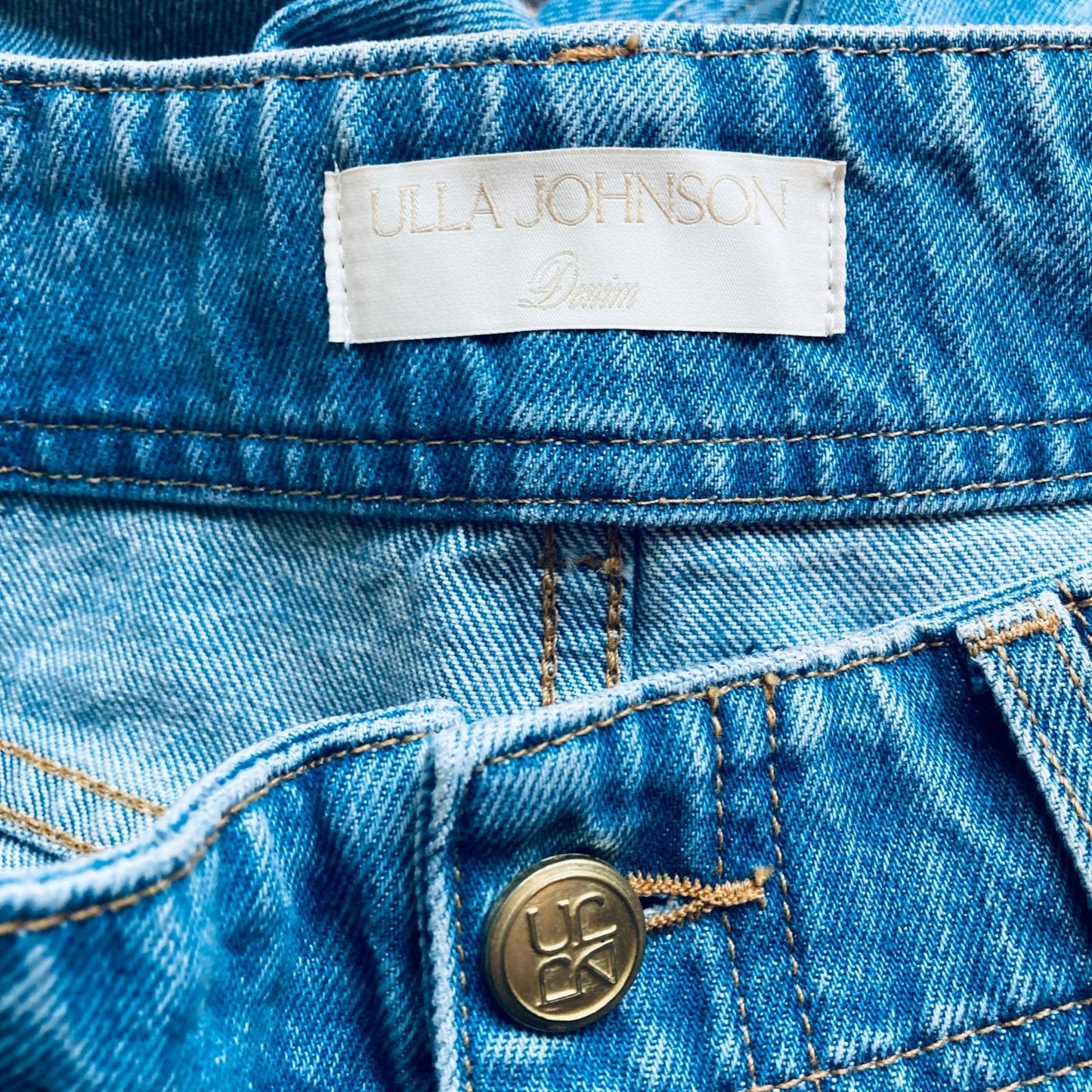 29 - Ulla Johnson Denim $470 Elodie Wide Leg High Rise Womens Jeans 4427SC