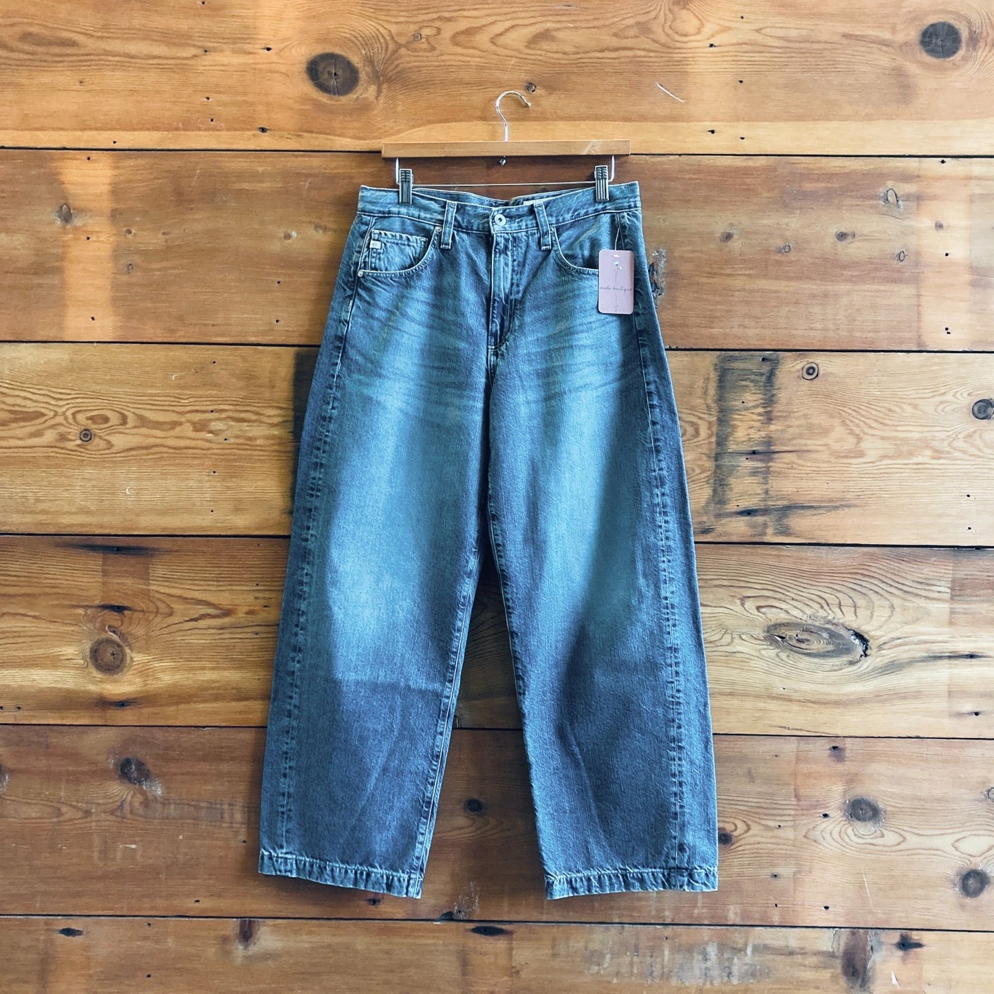 28 - AG Adriano Goldschmied Hattie High-Rise Barrel Leg Womens Jeans 4427SC