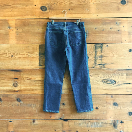 29 - FRAME Dark Taboo Wash The Borrowed Womens Straight Leg Jeans 4427SC