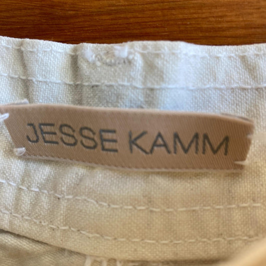 8 - Jesse Kamm White Classic High Rise Sailor Wide Leg Pants 0915CM