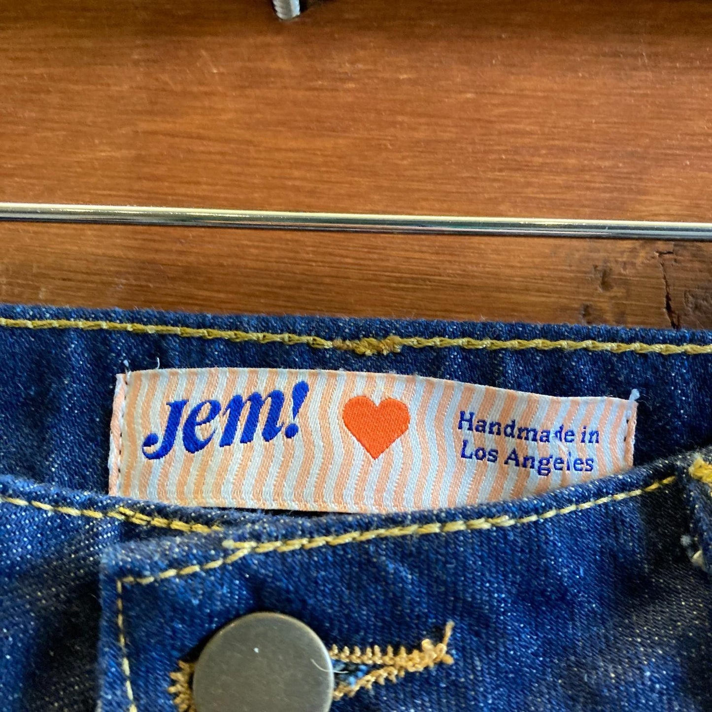 4 - Jem! $315 Los Angeles Dark Wash Denim Utility Workwear Jeans Pants 0312IG