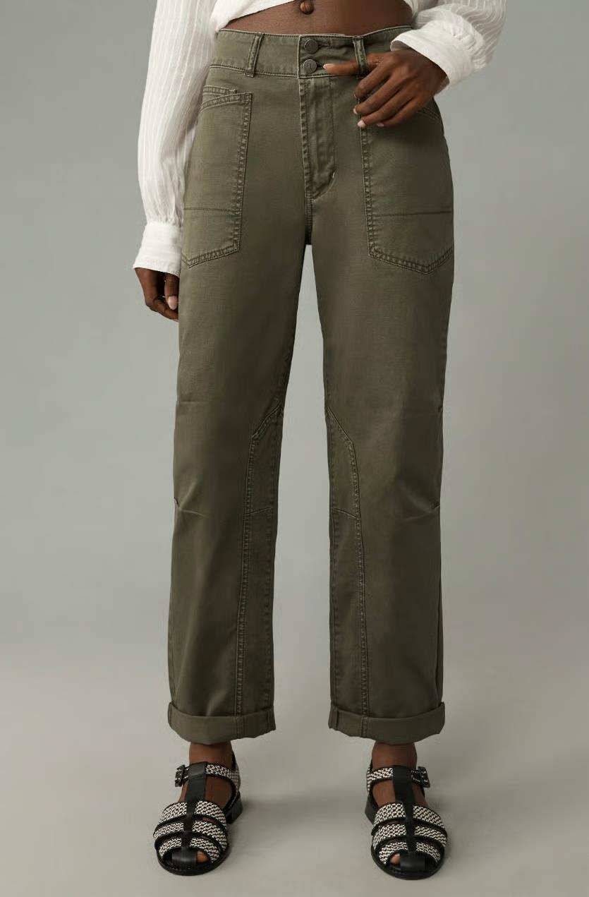 28 - Pilcro Moss Green The Wanderer NEW $128 Womens Pants 0925KT