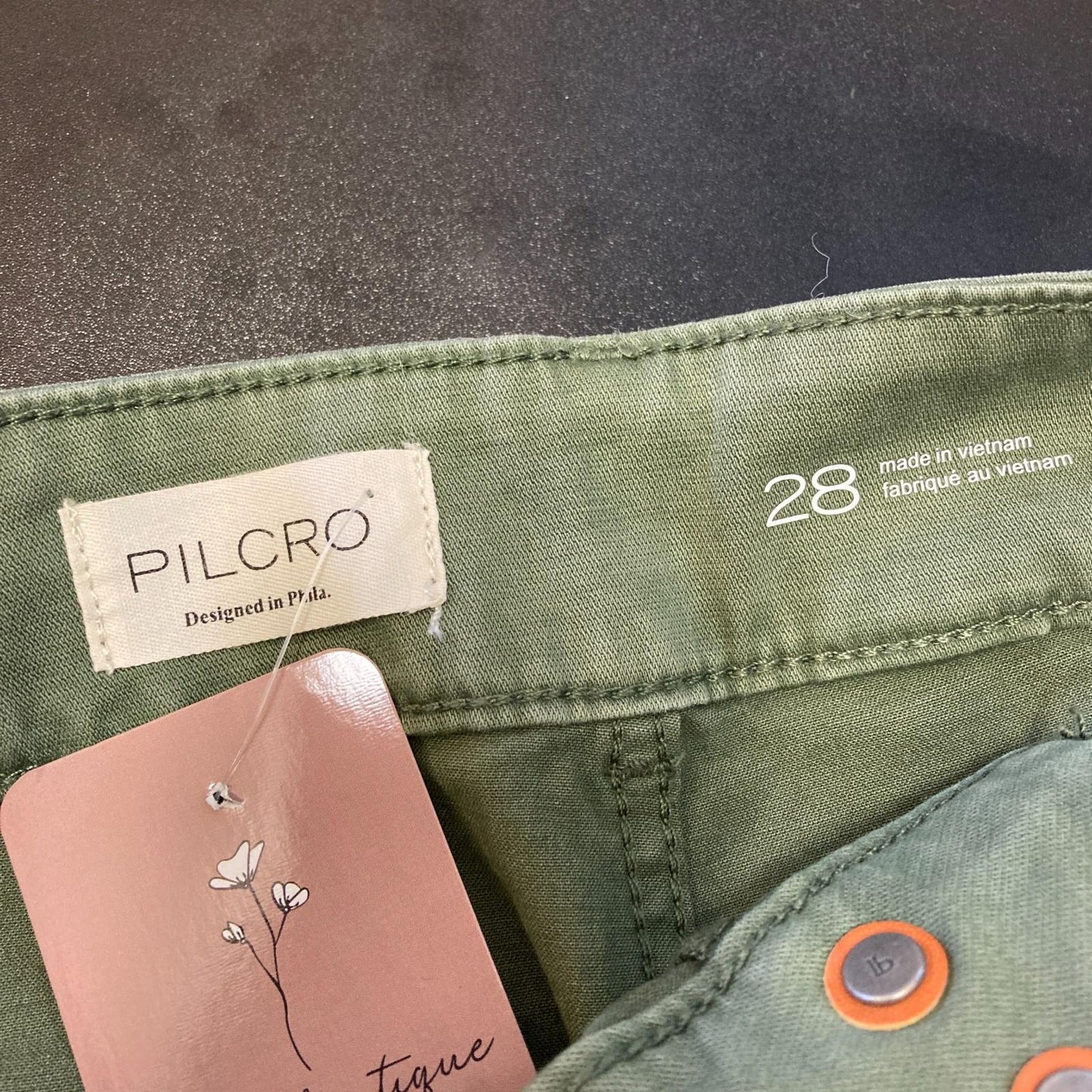 28 - Pilcro Moss Green The Wanderer NEW $128 Womens Pants 0925KT