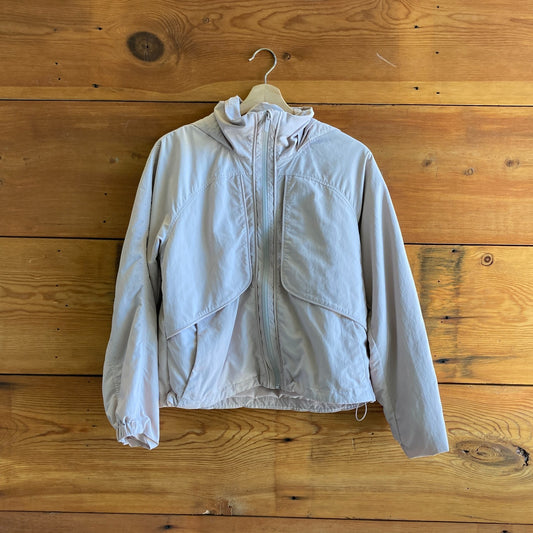 6 - Lululemon Pale Pink Always Effortless Hooded Womens Jacket 0916VB