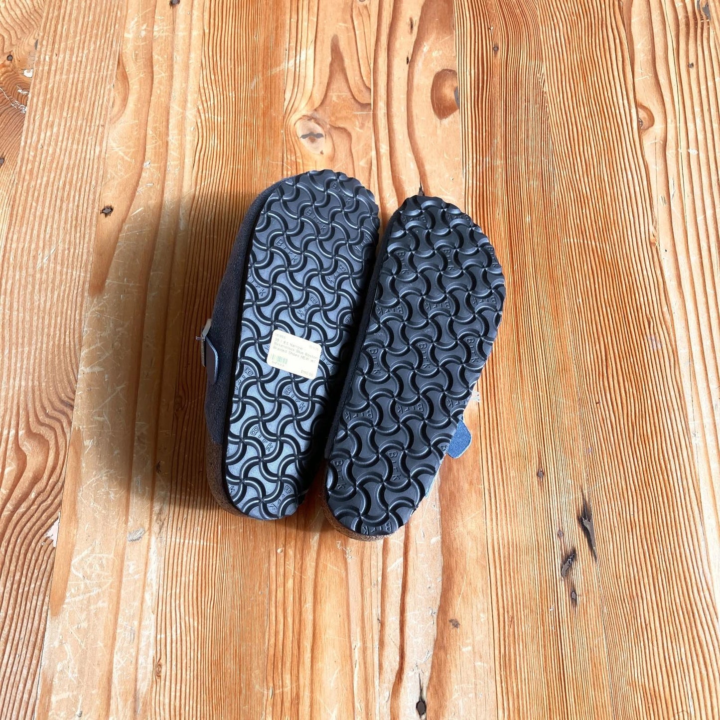 39 / 8.5 Narrow - Birkenstock Blue Boston Braided Shoes NEW w/ Box 0618BS