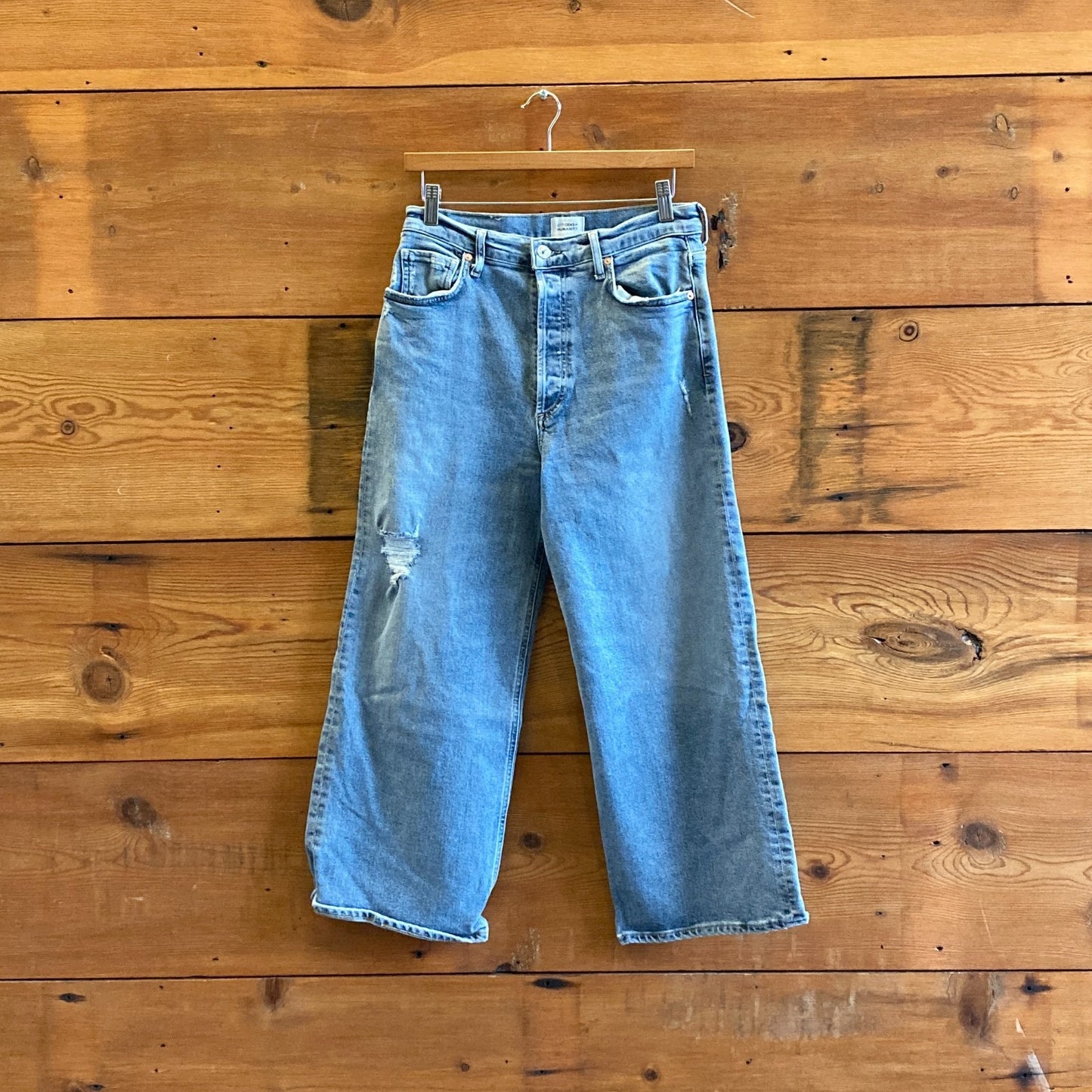 28 - Citizens of Humanity Sacha High Rise Wide Leg Womens Jeans 1030KR