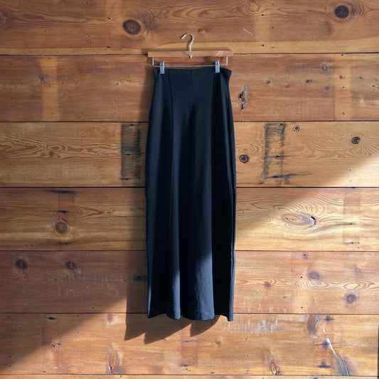 4 - Ripley Rader Black Pull-On Stretch Fit Wide Flare Leg Womens Pants 0608KF