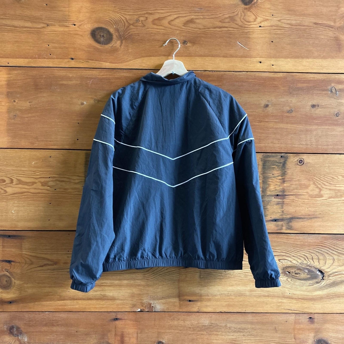 L - Nike $115 Navy Blue FV6304 Windrunner Zip Up UV Jacket NEW 1009EF
