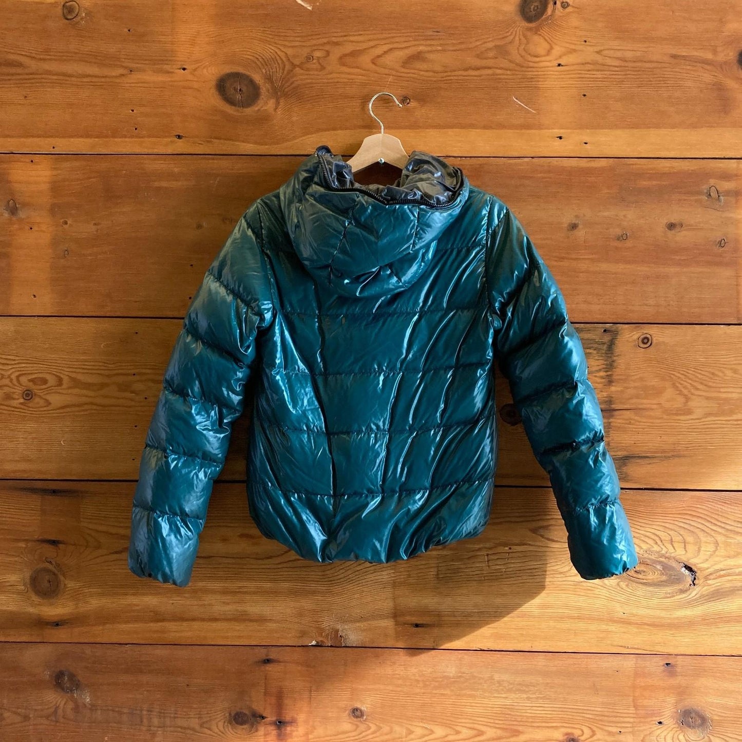 42 / M - Duvetica Dark Green Insulated Goose Down Full Zip Up Puffer Coat 0606RO