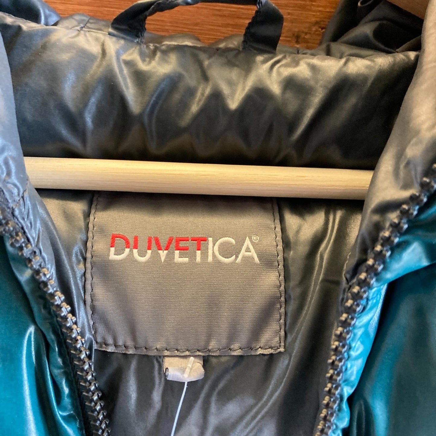 42 / M - Duvetica Dark Green Insulated Goose Down Full Zip Up Puffer Coat 0606RO