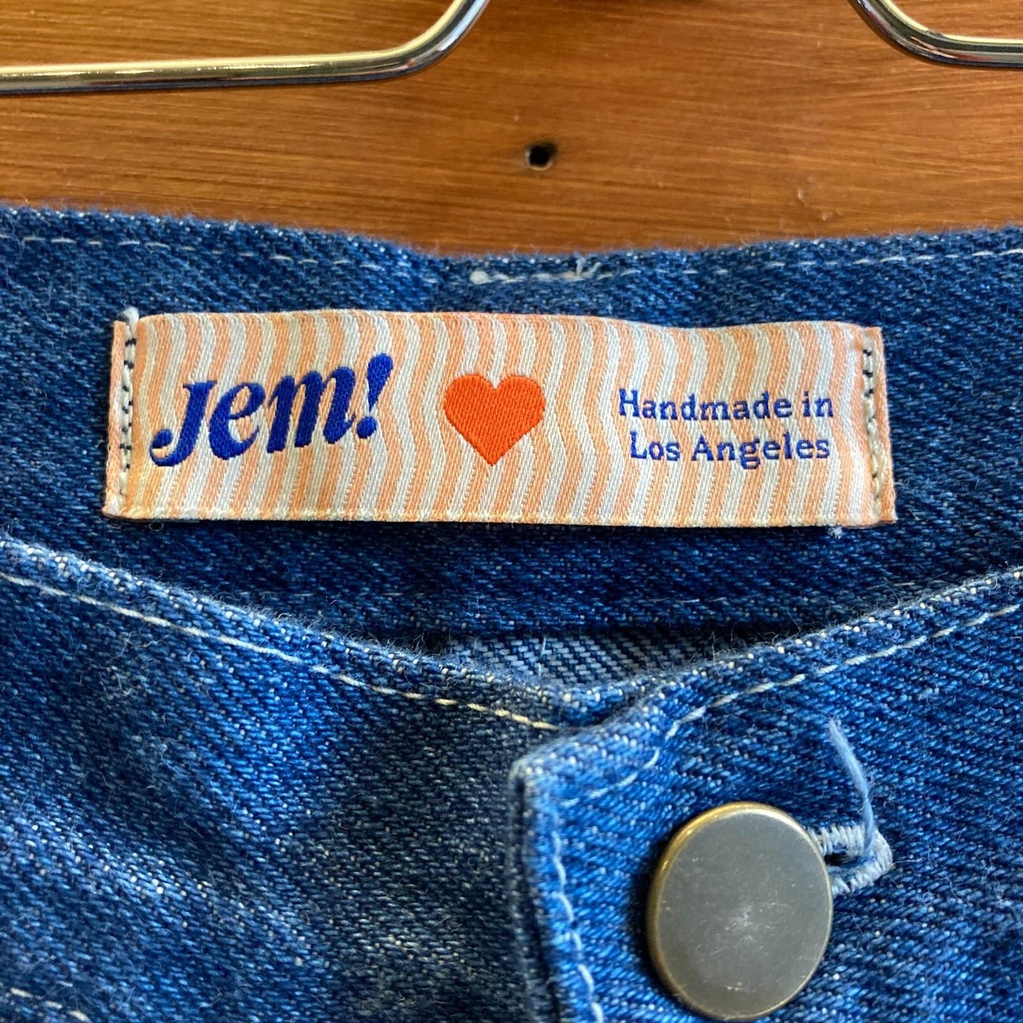 2 - Jem! $315 Los Angeles Dark Wash Reinforced Knees Workwear Jeans 0312IG