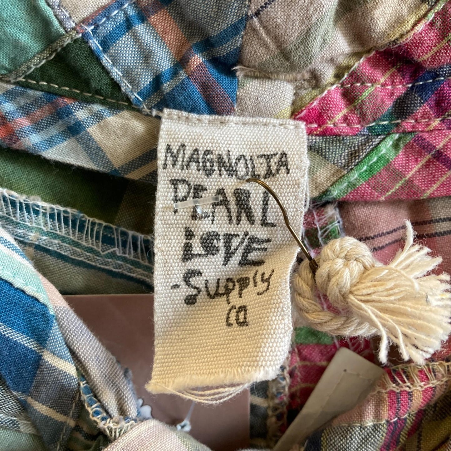 O/S - Magnolia Pearl NEW Yarn Dyed Patchwork Charmie Trouser Pants 3333MC