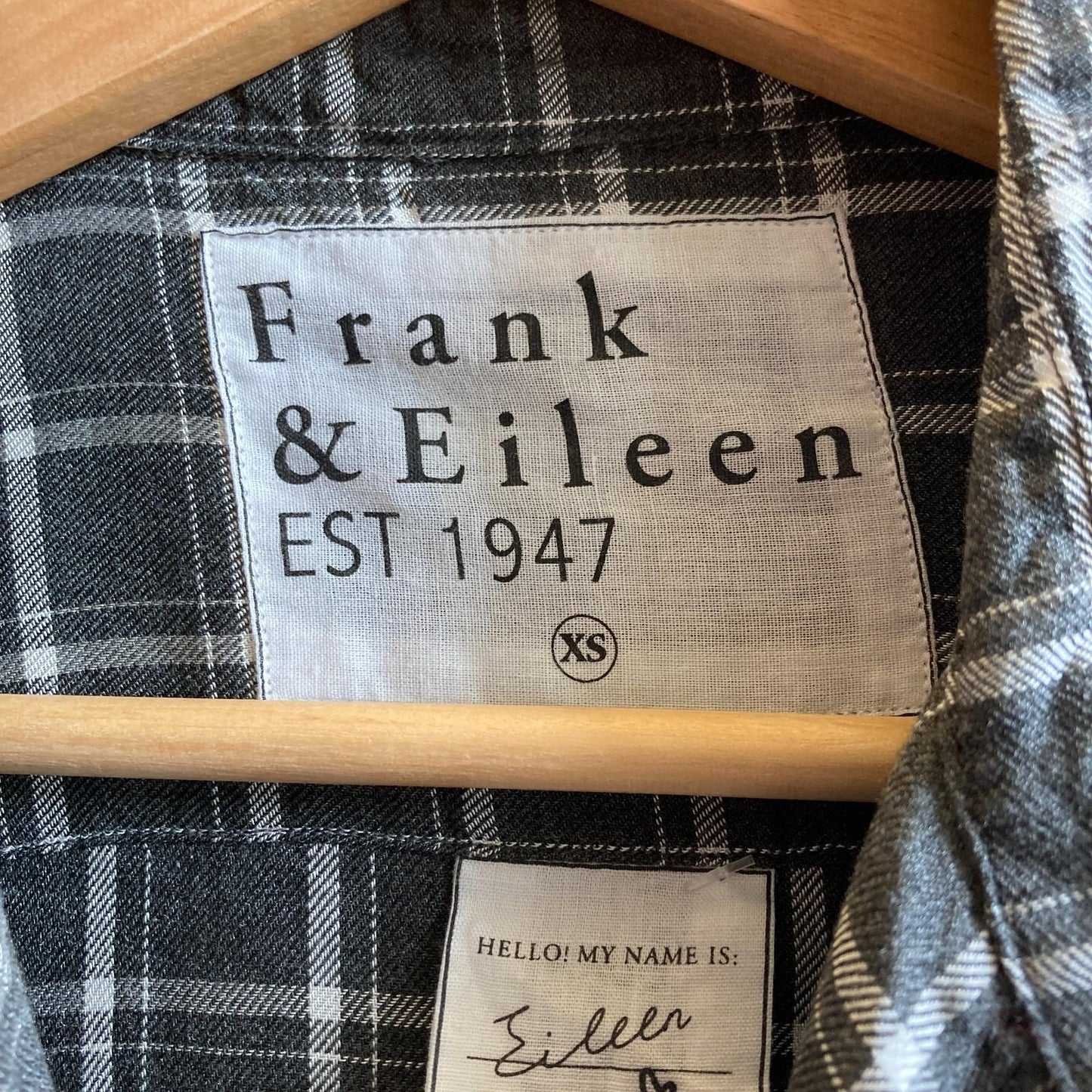 XS - Frank & Eileen Gray Plaid Long Sleeve Button Up Eileen Shirt 0120SC