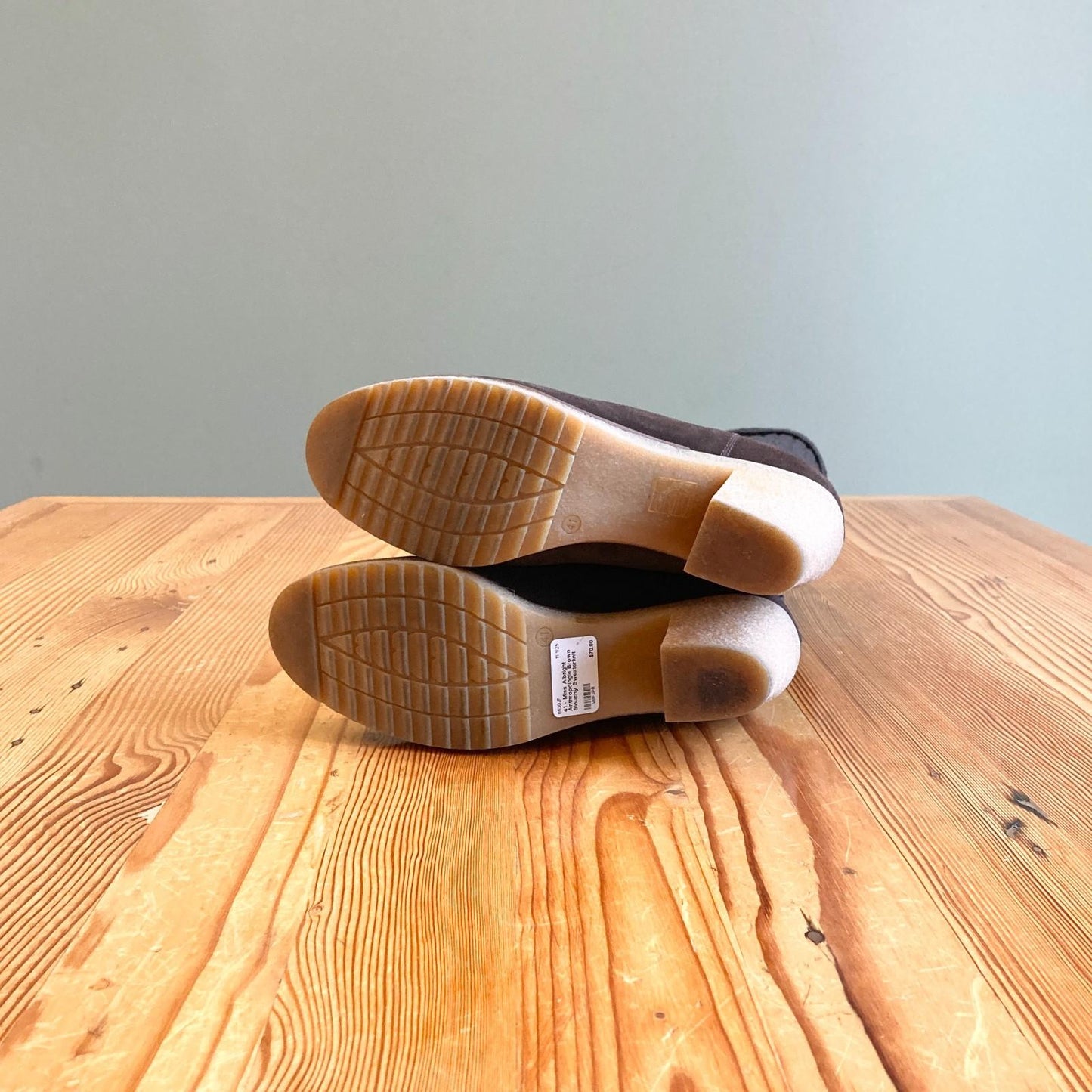 41 - Miss Albright Anthropologie Brown Slouchy Sweaterknit Boots 0530JF