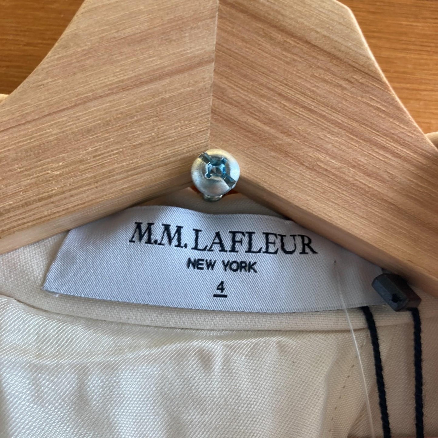 4 - M.M.LaFleur Ivory NEW Kati Double-Breasted Blazer Womens Jacket 0204AB