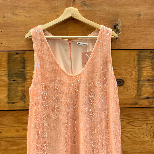 L - Dress the Population Pink Sequin Paloma Sleeveless Mini Dress 1110JS