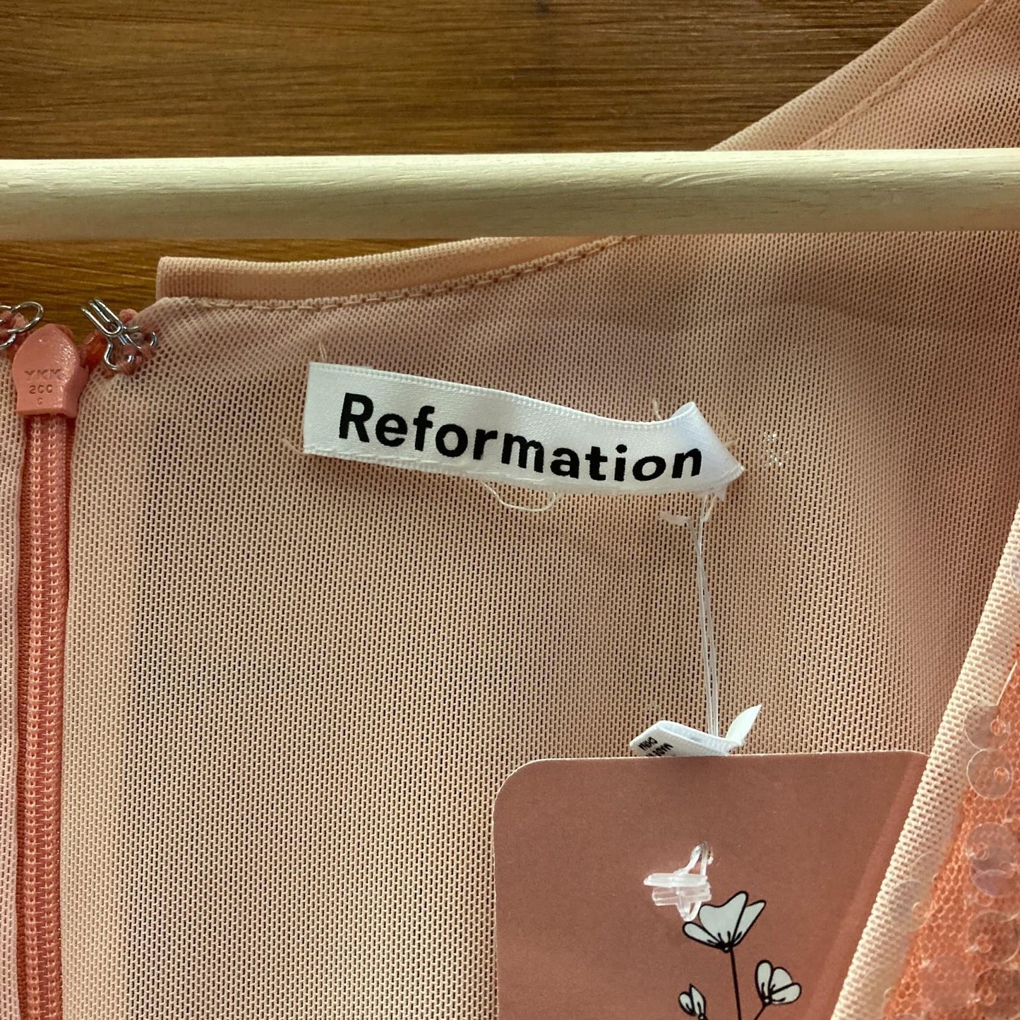 L - Dress the Population Pink Sequin Paloma Sleeveless Mini Dress 1110JS