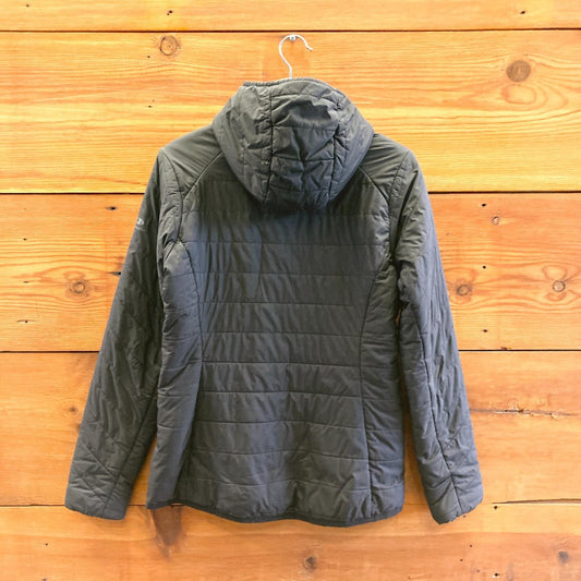 M - Icebreaker Black Hooded Womens Merino Insulated Puffer Coat Jacket 0921HG