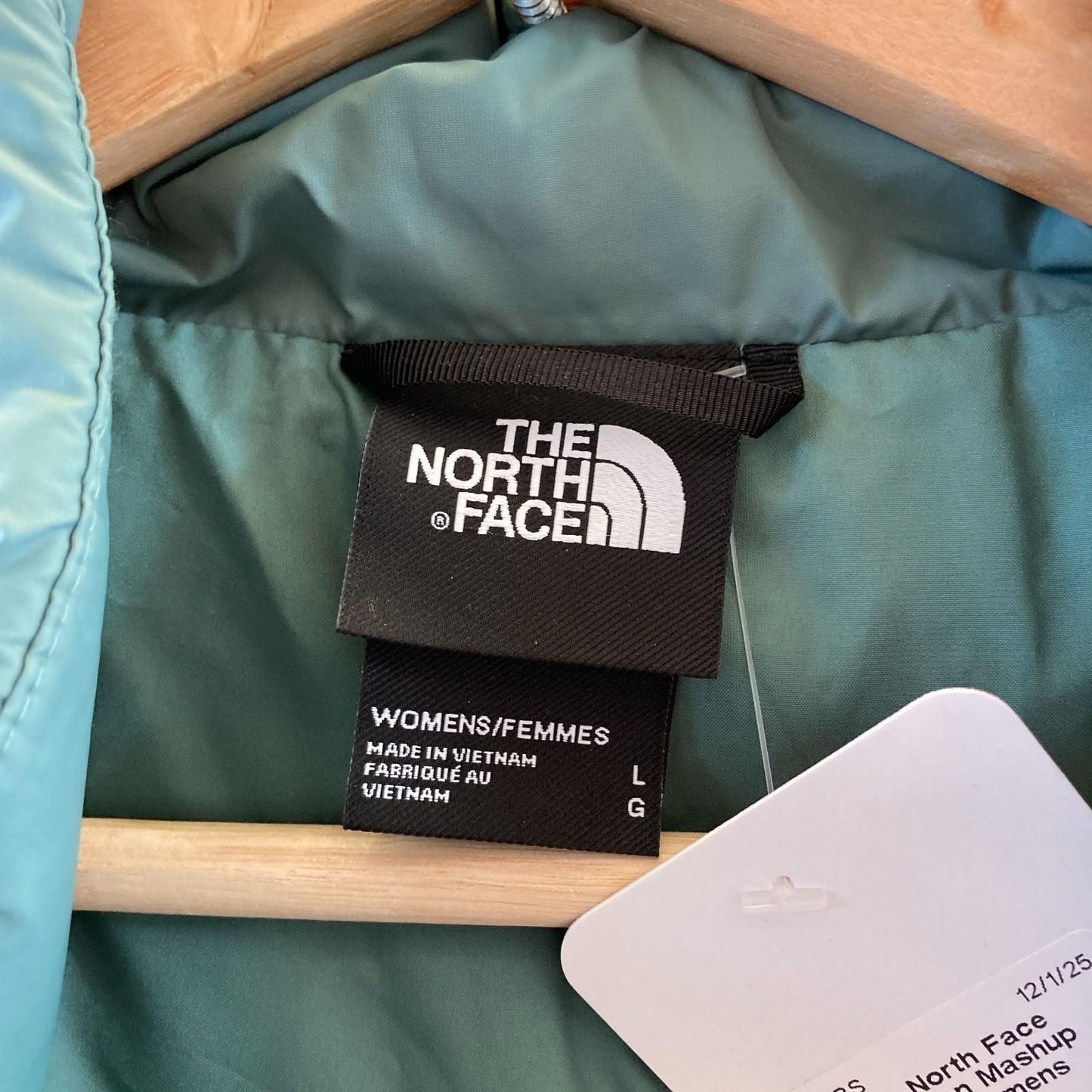 L - The North Face Sage Green Mashup Insulated Womens Jacket 0205BS