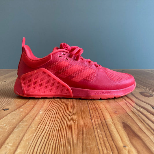 8.5 - Adidas Bright Red Dropset 2 Trainer Sneakers Shoes NEW 0425SV