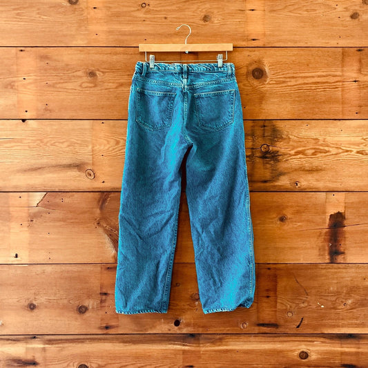 27 - Reformation Val 90s Mid Rise Straight Womens Organic Cotton Jeans 0607AB