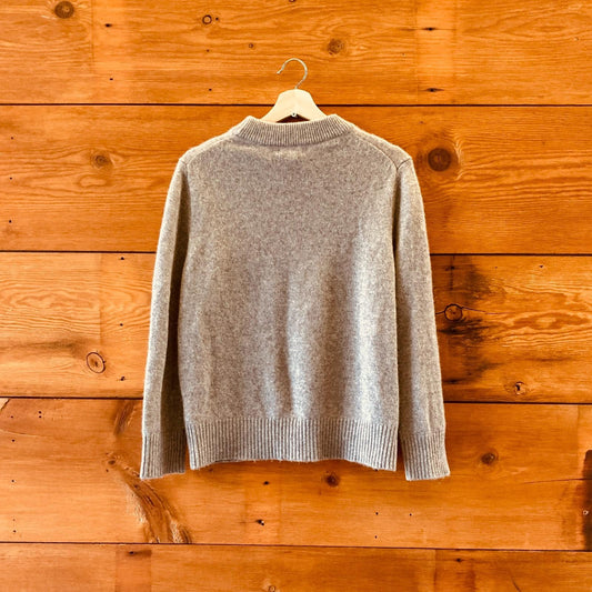 XS - Quince Gray 100% Cashmere Womens Pullover Sweater 0104RM