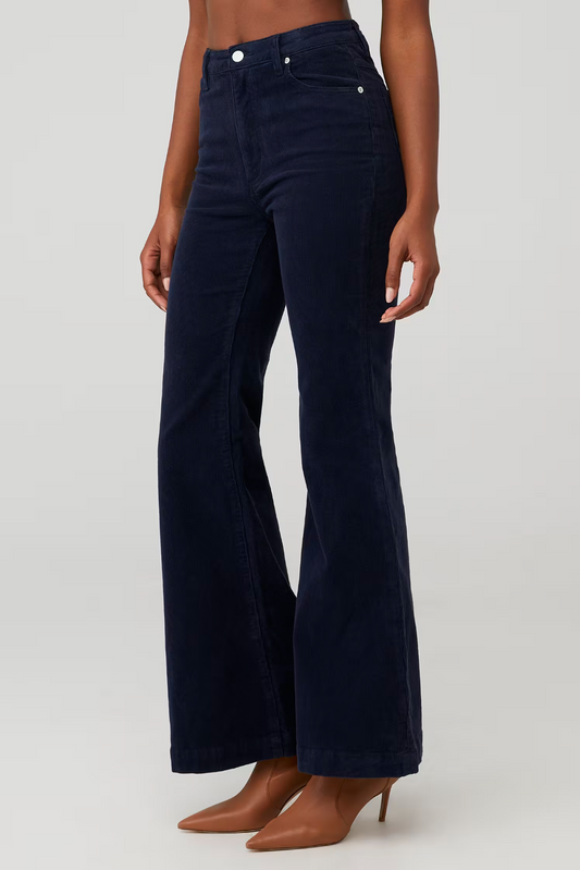 25 - Rolla's Navy Blue High Rise Eastcoast Flare Corduroy Pants 1126GT