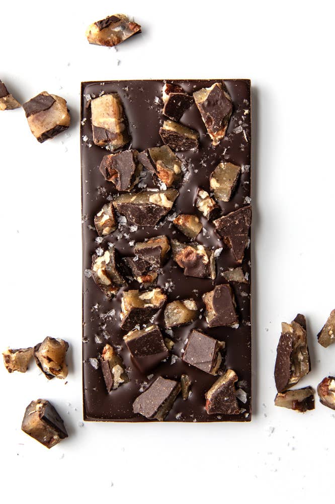 Wildwood Chocolate Salted Brown Butter Texas Pecan Brittle Bar