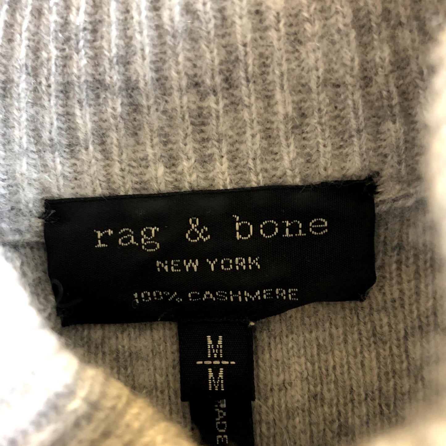 M - Rag & Bone Heather Gray 100% Cashmere Sleeveless Midi Dress 0904NF
