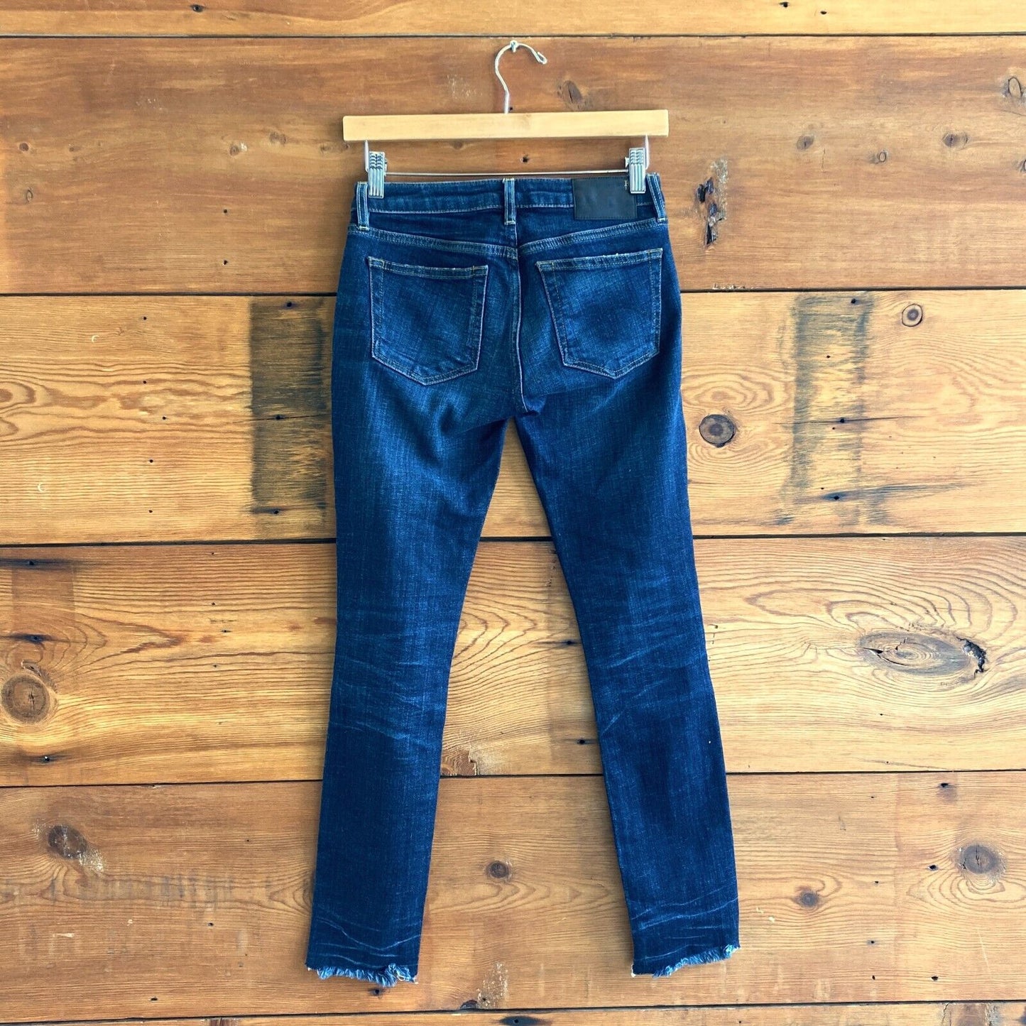 24 - R13 Denim Alison Skinny Howell Indigo w/ Cutout Back Hem Jeans 0902SD