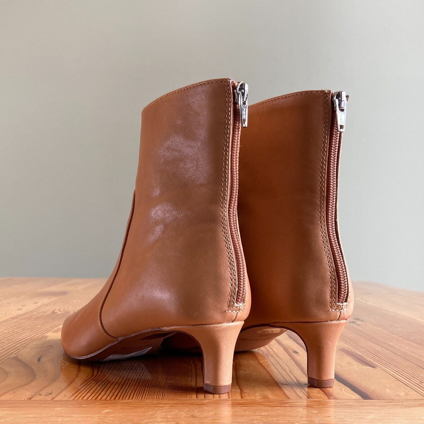 8.5 - Madewell Distant Sand The Dimes Kitten-Heel NN026 Boots 0507KL