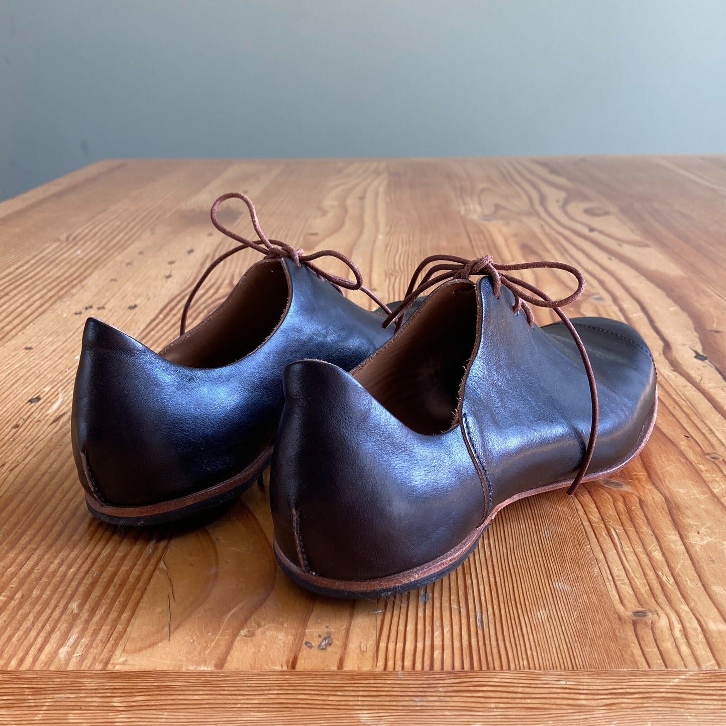 36 / 6 - Cliff Dweller by Cydwoq Black Leather Handmade Lace Up Shoes 1220MM
