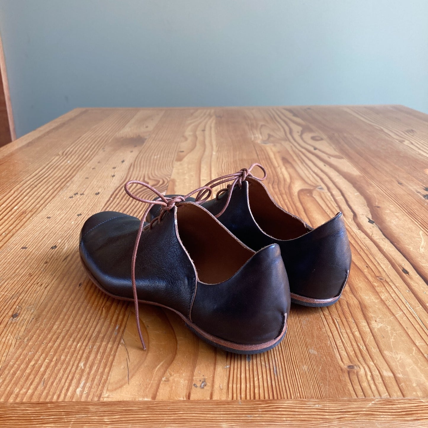 36 / 6 - Cliff Dweller by Cydwoq Black Leather Handmade Lace Up Shoes 1220MM