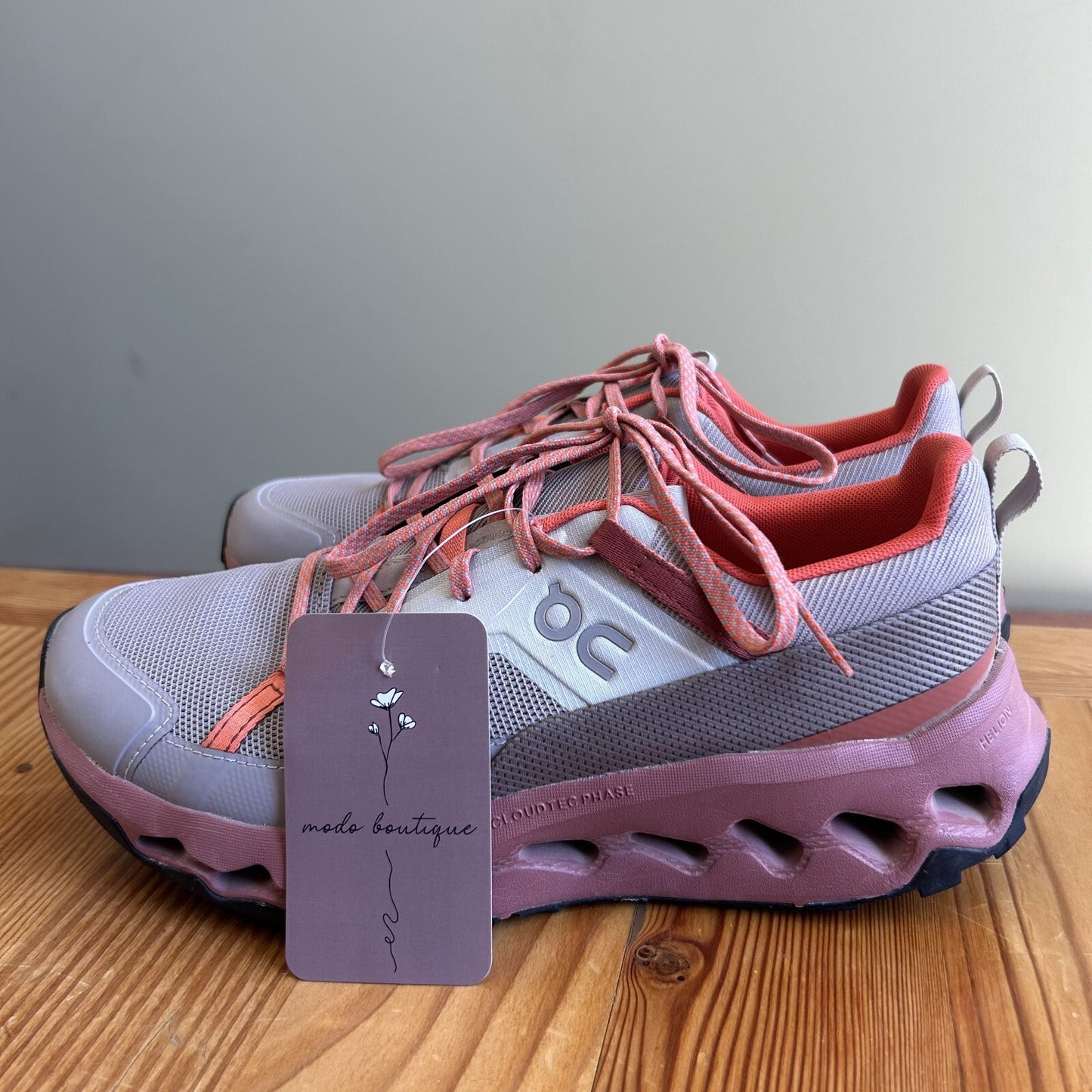 8.5 - ON Cloudhorizon Fog Mahogany Hiking Sneakers Womens Shoes 4427SC