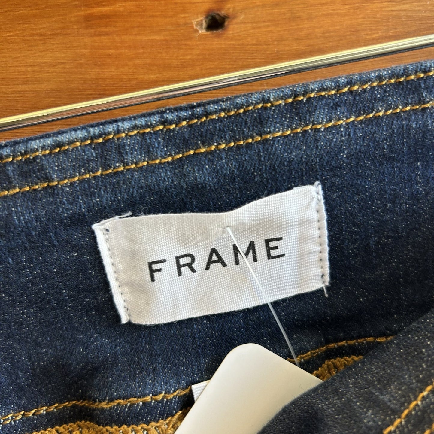 1 / S - FRAME Dark Wash Stretch Fit Bardot Jetset Pull On Flare Leg Jeans 4427SC