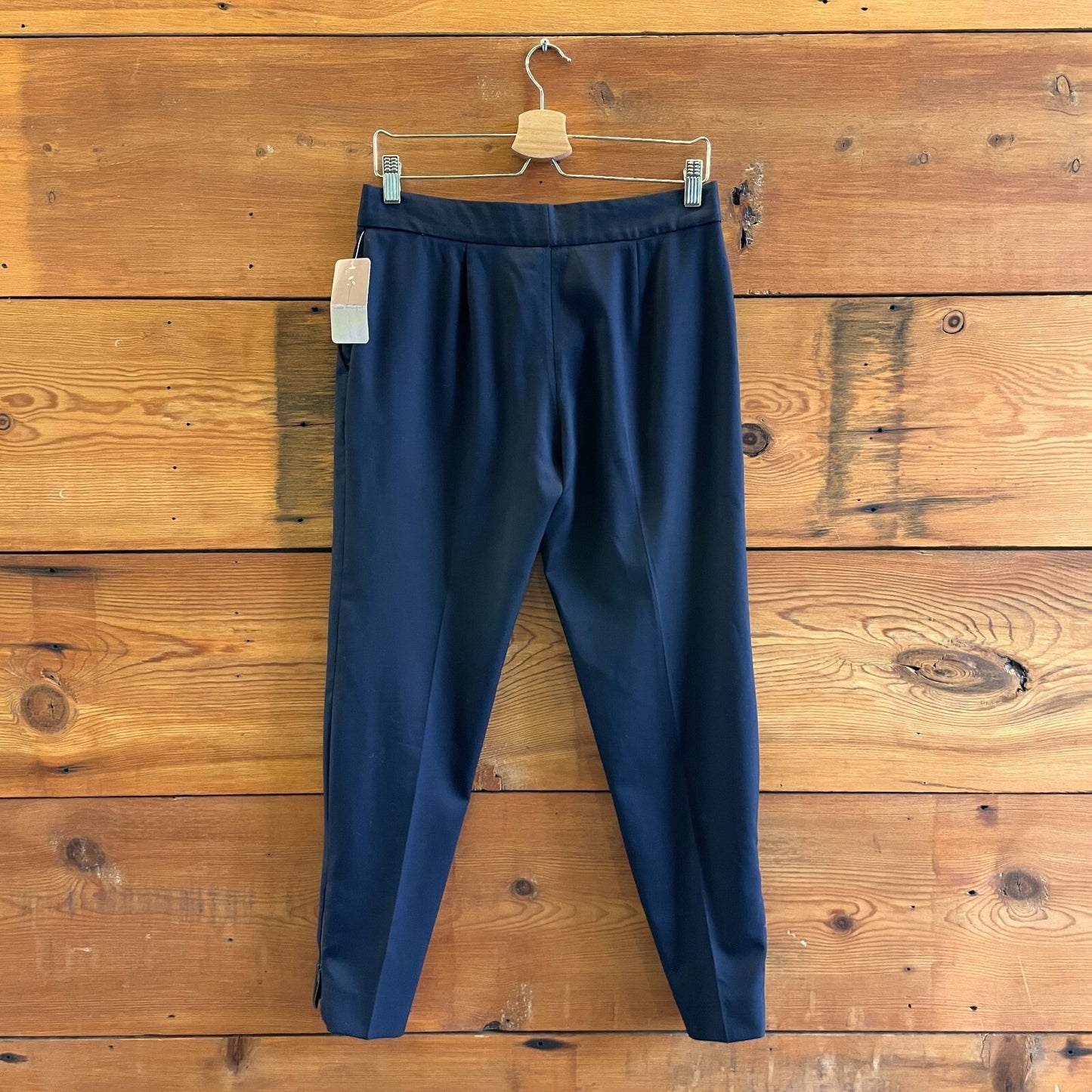 40 / S - Stella McCartney Navy Tapered Leg Womens Trouser Pants 0813CP