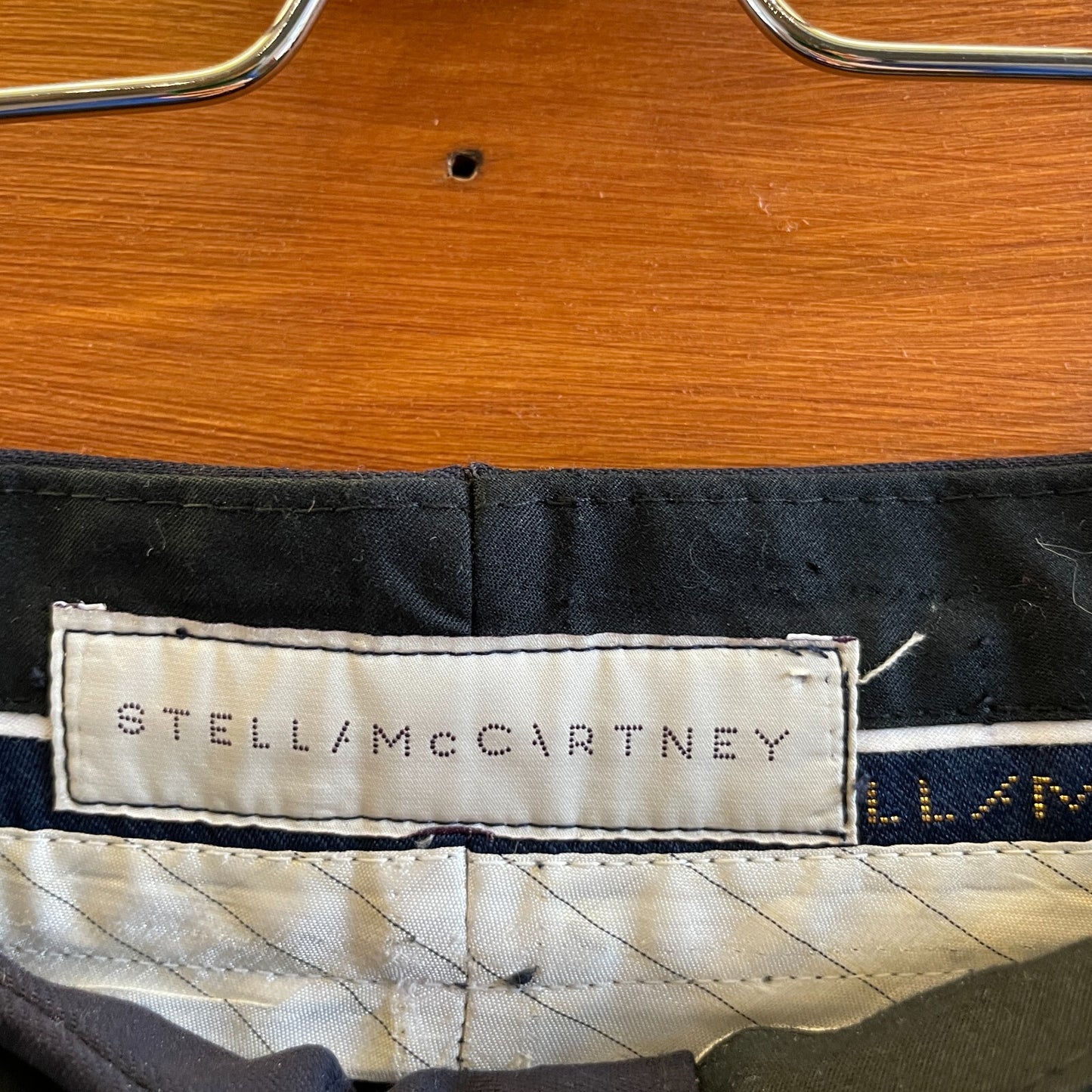 40 / S - Stella McCartney Navy Tapered Leg Womens Trouser Pants 0813CP