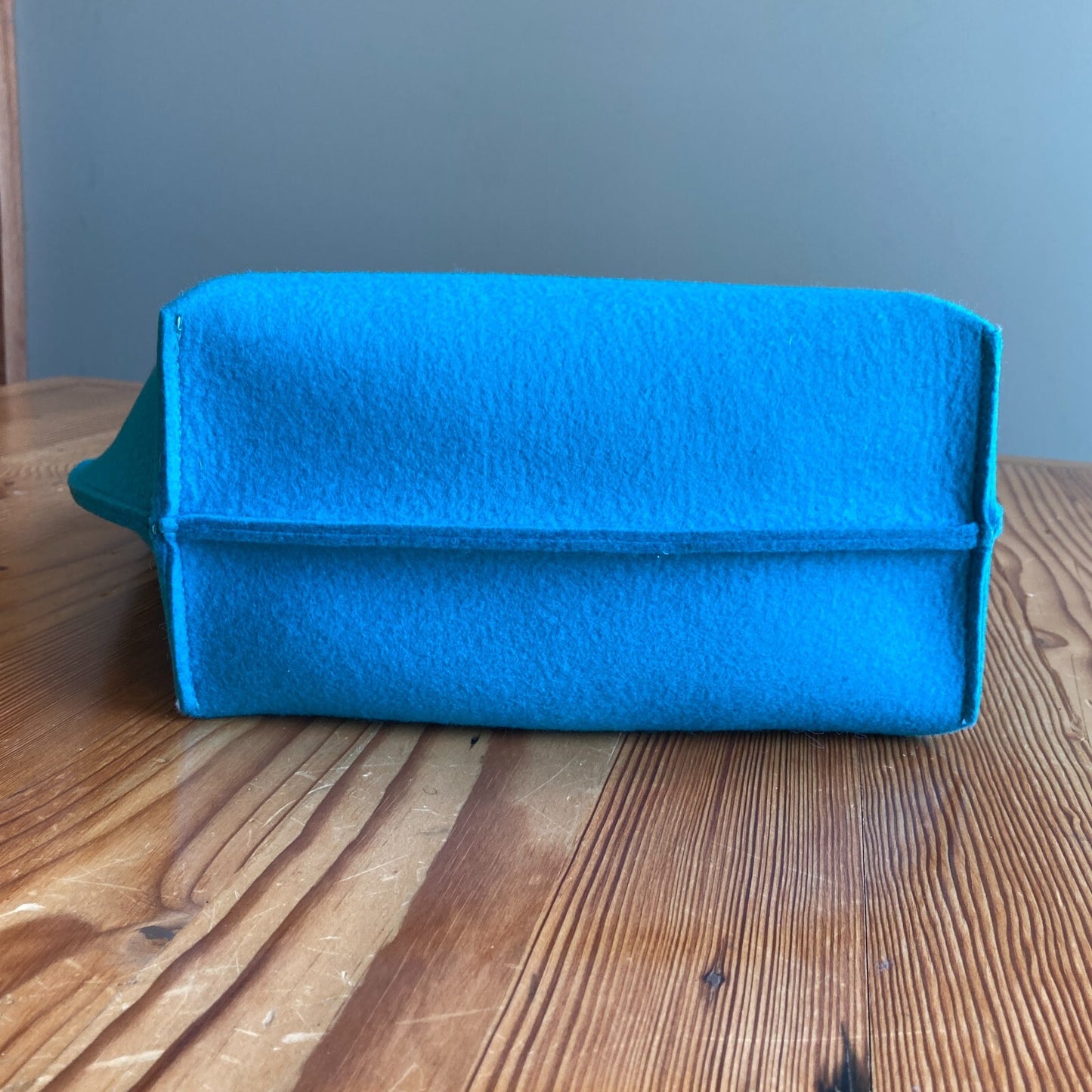 Graf Lantz Vibrant Teal Hana Merino Wool Tote Shoulder Bag Purse 0504LR