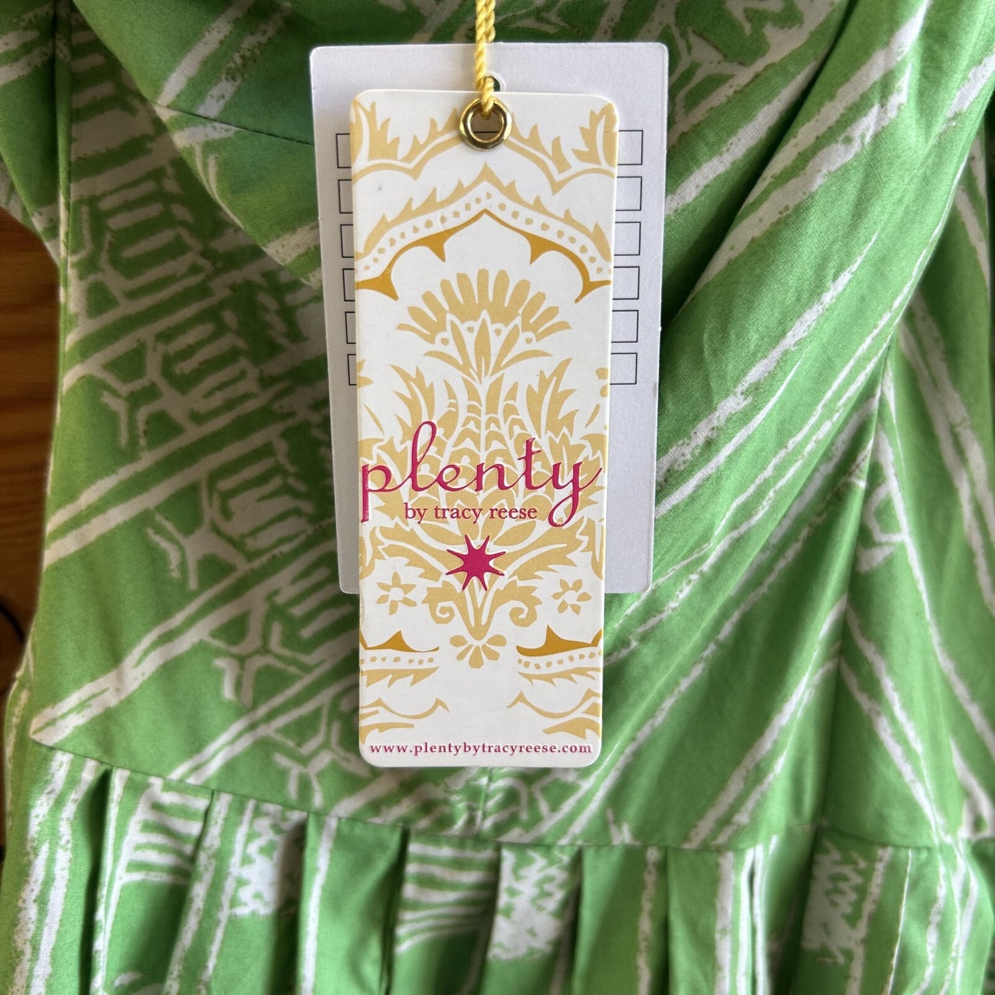 6 - Plenty Tracy Reese Anthropologie NEW $218 Green Tribal Print Dress 0507AH