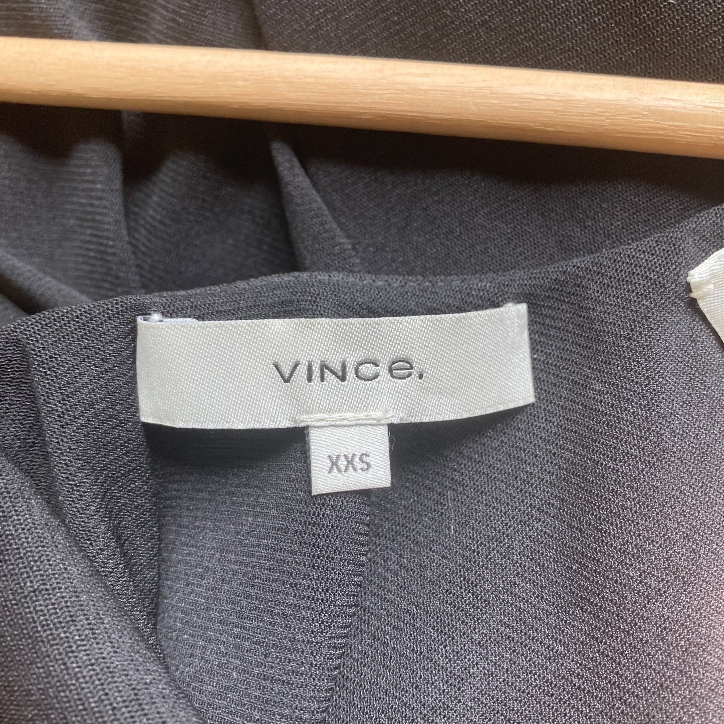 XXS - Vince Black 100% Nylon Tiered Sleeveless Lightweight Maxi Dress 1213SM