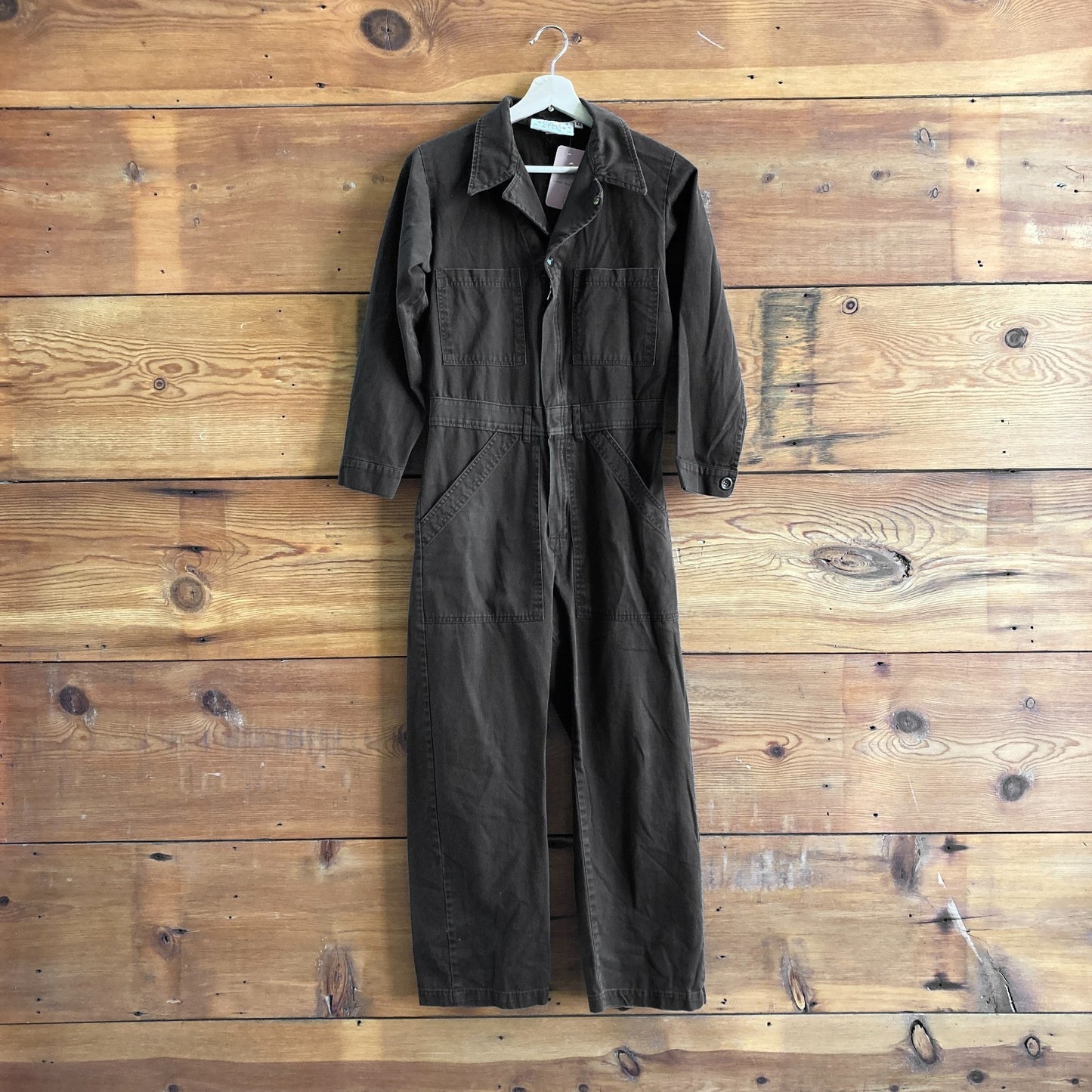 S - Big Bud Press Black Long Sleeve Everyday Jumpsuit Coveralls 0720PC