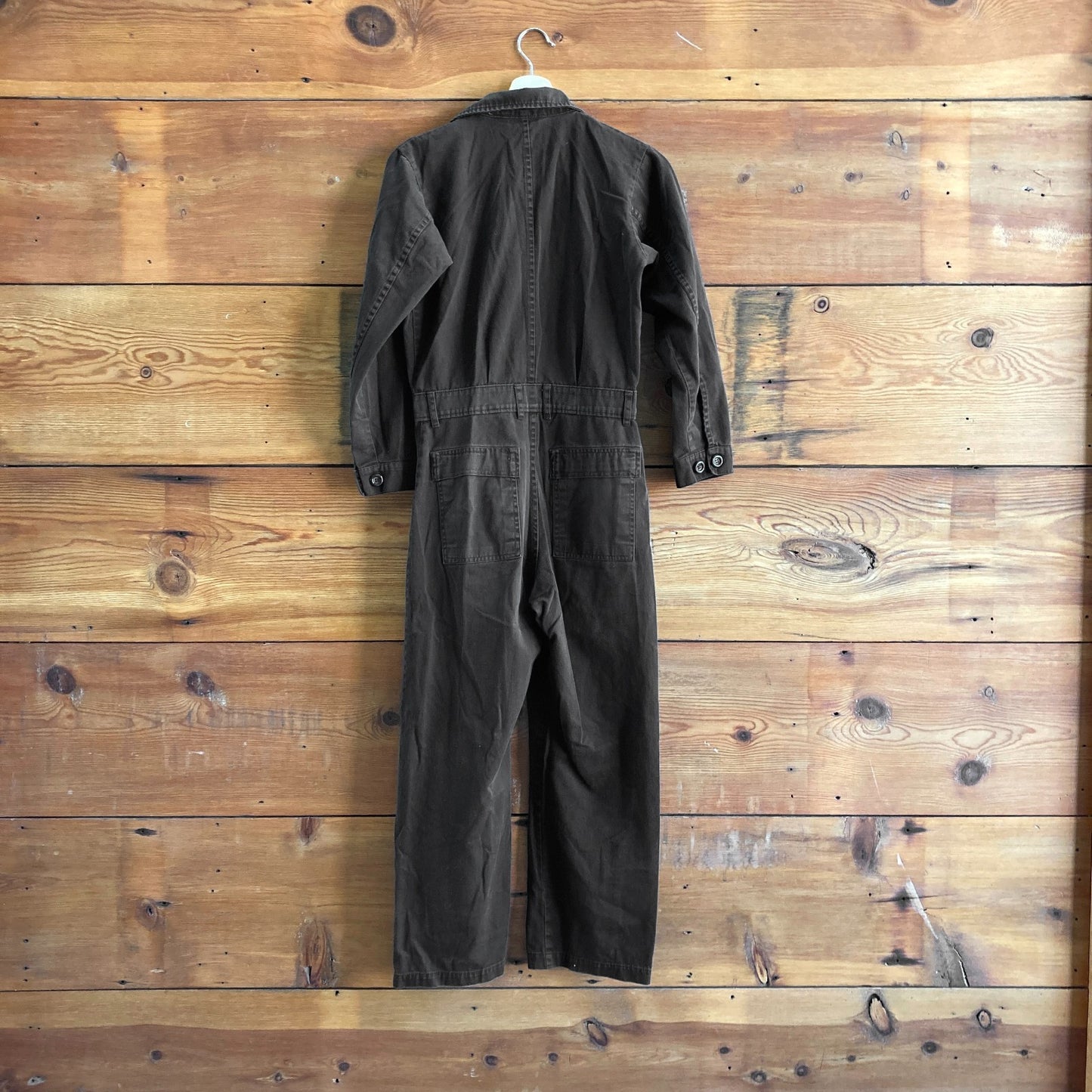 S - Big Bud Press Black Long Sleeve Everyday Jumpsuit Coveralls 0720PC